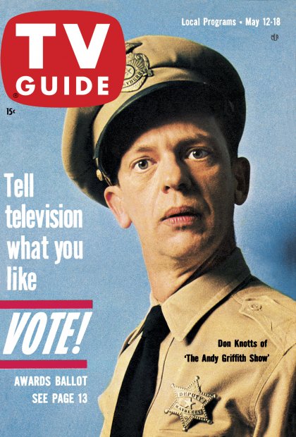 TV Guide cover - Don Knotts - May 12, 1962