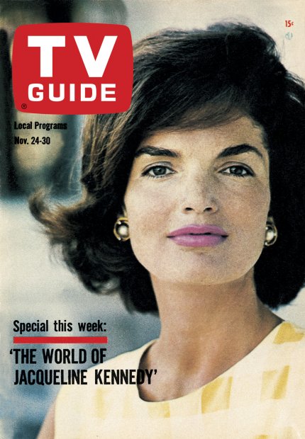 TV Guide cover - Jacqueline Kennedy - November 24, 1962
