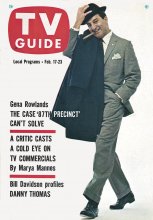 TV Guide cover - Danny Thomas - February 17, 1962