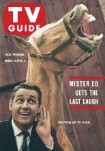 TV Guide cover - Mr. Ed., Alan Young - March 31, 1962