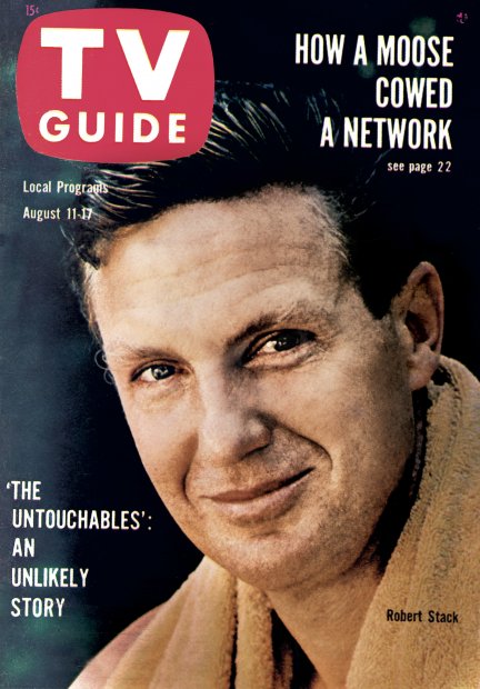 TV Guide cover - Robert Stack - August 11, 1962