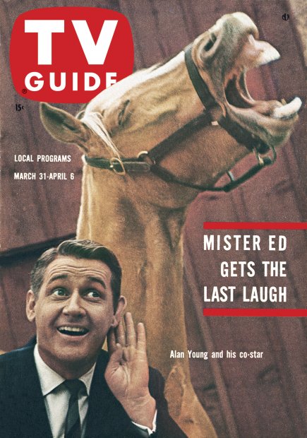 TV Guide cover - Mr. Ed., Alan Young - March 31, 1962