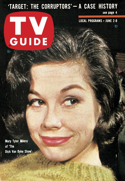TV Guide cover - Mary Tyler Moore - June 2, 1962