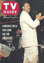 TV Guide cover - Lawrence Welk - August 25, 1962