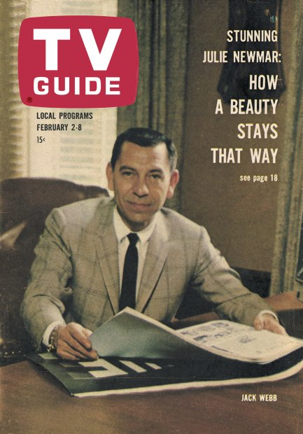 TV Guide cover - Jack Webb - February 2, 1963