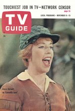 TV Guide cover - Carol Burnett - November 9, 1963