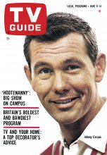 TV Guide cover - Johnny Carson - June 8, 1963