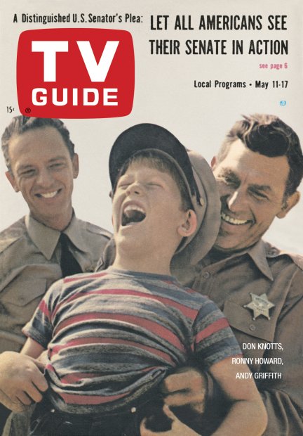 TV Guide cover - Andy Griffith, Ron Howard, Don Knotts - May 11, 1963