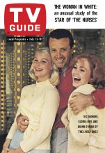 TV Guide cover - Vic Damone, Gloria Neil, Quinn O'Hara - July 13, 1963