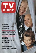 TV Guide cover - Allen Funt, Durward Kirby, Marilyn Van Derbur - June 22, 1963