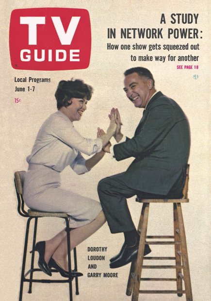 TV Guide cover - Dorothy Loudon, Garry Moore - June 1, 1963