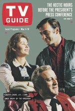TV Guide cover - Lee J. Cobb, James Drury, Roberta Shore - May 4, 1963