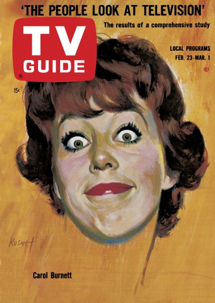 TV Guide cover - Carol Burnett - February 23, 1963