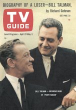 TV Guide cover - Raymond Burr, Bill Talman - April 27, 1963