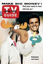 TV Guide cover - Bullwinkle - April 1, 1963