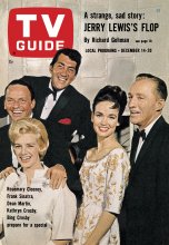 TV Guide cover - Rosemary Clooney, Bing Crosby, Kathryn Crosby, Dean Martin, Frank Sinatra - December 14, 1963