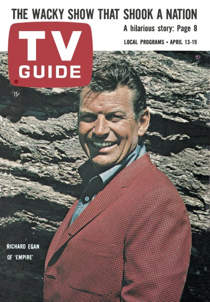 TV Guide cover - Richard Egan - April 13, 1963