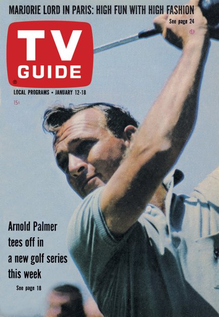 TV Guide cover - Arnold Palmer - January 12, 1963