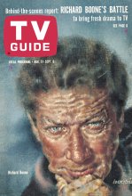 TV Guide cover - Richard Boone - August 31, 1963