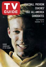 TV Guide cover - Richard Chamberlain - September 21, 1963