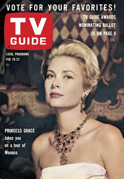TV Guide cover - Grace Kelly - February 16, 1963