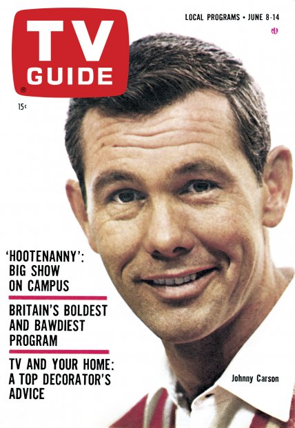 TV Guide cover - Johnny Carson - June 8, 1963