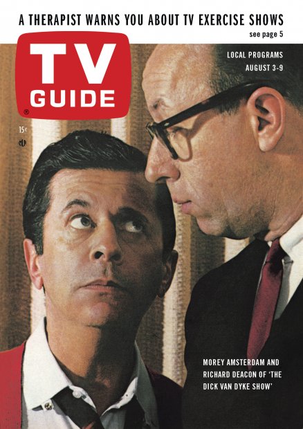 TV Guide cover - Morey Amsterdam, Richard Deacon - August 3, 1963