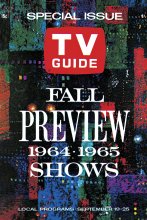TV Guide cover - Fall Preview - September 19, 1964