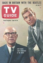 TV Guide cover - Dean Jagger - April 18, 1964