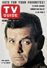 TV Guide cover - David Janssen - February 22, 1964