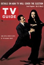 TV Guide cover - John Astin, Carolyn Jones - October 31, 1964
