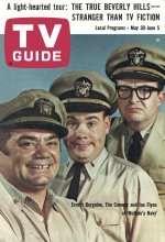 TV Guide cover - Ernest Borgnine, Tim Conway, Joe Flynn - May 30, 1964