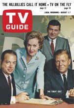 TV Guide cover - Frank Blair, Hugh Downs, Jack Lescoulie, Maureen O'Sullivan - August 1, 1964
