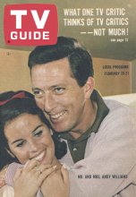 TV Guide cover - Claudine Longet, Andy Williams - February 15, 1964