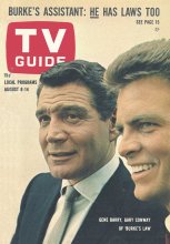 TV Guide cover - Gene Barry, Gary Conway - August 8, 1964