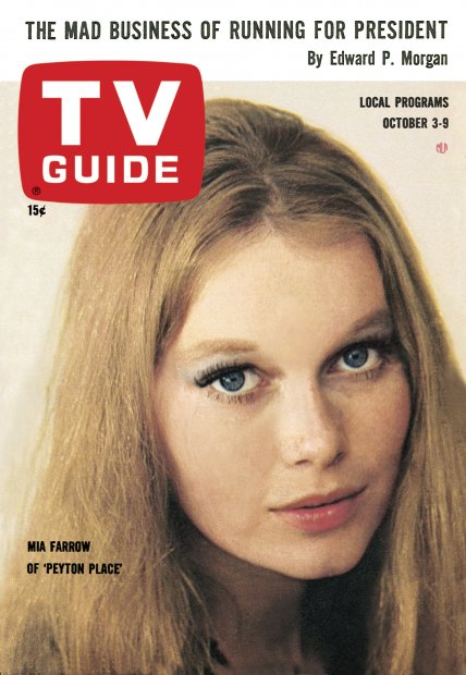 TV Guide cover - Mia Farrow - October 3, 1964