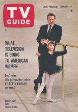 TV Guide cover - Laurie Ichino, Danny Kaye - February 1, 1964