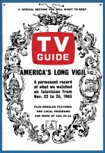 TV Guide cover - America's Long Vigil - January 25, 1964