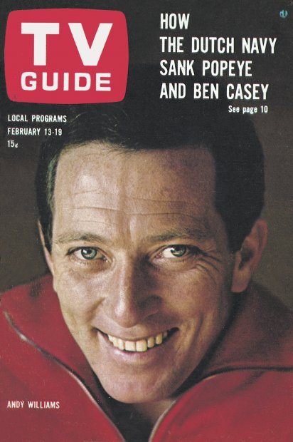 TV Guide cover - Andy Williams - February 13, 1965