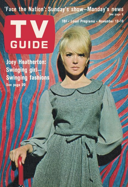 TV Guide cover - Joey Heatherton - November 13, 1965
