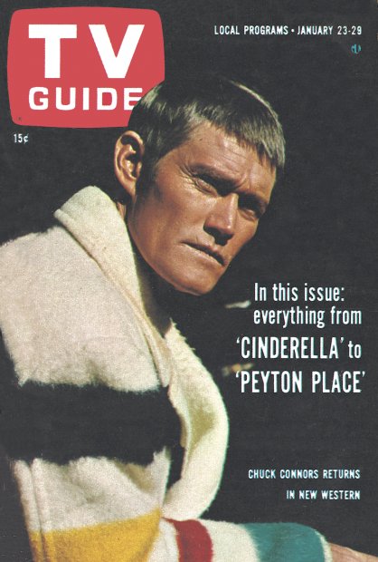 TV Guide cover - Chuck Connors - January 23, 1965