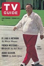 TV Guide cover - Jackie Gleason - February 6, 1965