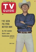 TV Guide cover - Jimmy Dean - July 3, 1965