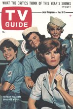 TV Guide cover - Sheila James, Kathleen Nolan, Lois Roberts, Joan Staley - January 9, 1965