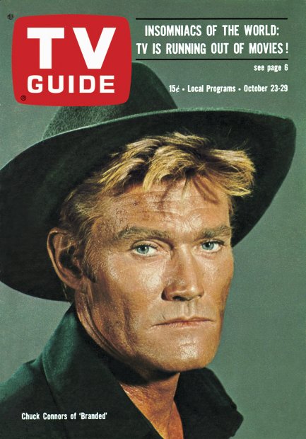 TV Guide cover - Chuck Connors - October 23, 1965