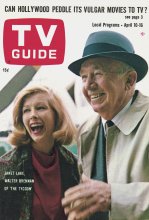 TV Guide cover - Walter Brennan, Janet Lake - April 10, 1965