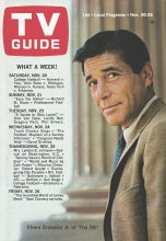 TV Guide cover - Efrem Zimbalist Jr. - November 20, 1965