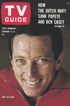 TV Guide cover - Andy Williams - February 13, 1965