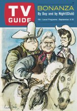 TV Guide cover - Dan Blocker, Lorne Greene, Michael Landon - September 4, 1965