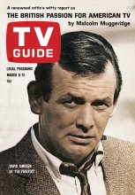TV Guide cover - David Janssen - March 6, 1965